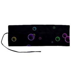 Bubble In Dark Roll Up Canvas Pencil Holder (m) by Sabelacarlos