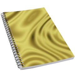 Golden Wave 5 5  X 8 5  Notebook by Sabelacarlos