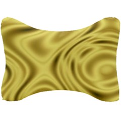 Golden Wave Seat Head Rest Cushion by Sabelacarlos