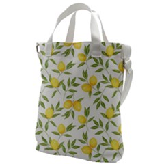 Lemons Canvas Messenger Bag by Angelandspot