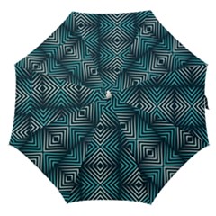 Blue Motif Design Straight Umbrellas by tmsartbazaar