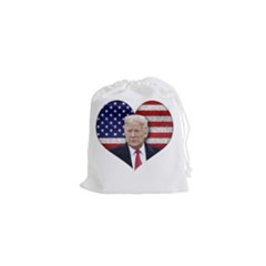 Trump President Sticker Design Drawstring Pouch (xs) by dflcprintsclothing