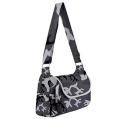 Army Winter Camo, Camouflage Pattern, Grey, Black Multipack Bag by Casemiro