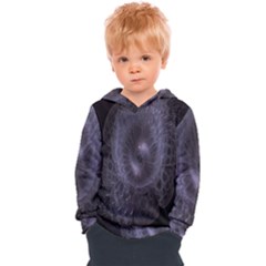 Fractal Flowers Kids  Overhead Hoodie by Sparkle