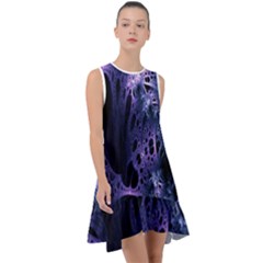 Fractal Web Frill Swing Dress by Sparkle