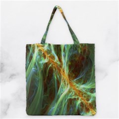 Abstract Illusion Grocery Tote Bag by Sparkle