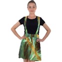 Abstract Illusion Velvet Suspender Skater Skirt View1