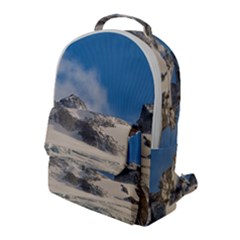 Snowy Andes Mountains, Patagonia - Argentina Flap Pocket Backpack (large) by dflcprintsclothing