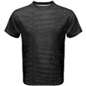 Black Crocodile Skin Men s Cotton Tee View1