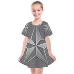 Star Grey Kids  Smock Dress by HermanTelo