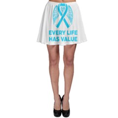 Child Abuse Prevention Support  Skater Skirt by artjunkie