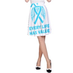 Child Abuse Prevention Support  A-line Skirt by artjunkie