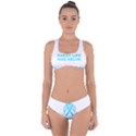 Child Abuse Prevention Support  Criss Cross Bikini Set View1