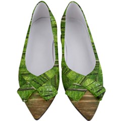 In The Forest The Fullness Of Spring, Green, Women s Bow Heels by MartinsMysteriousPhotographerShop