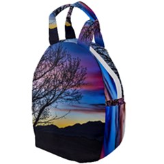 Sunset Landscape Scene, San Juan Province, Argentina003 Travel Backpacks by dflcprintsclothing