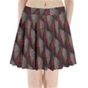 Abstract Zigzag Motif Pleated Mini Skirt View1