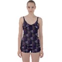 Zigzag Motif Design Tie Front Two Piece Tankini View1