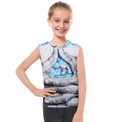 Hands Horse Hand Dream Kids  Mesh Tank Top by HermanTelo