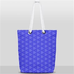 Blue-monday Full Print Rope Handle Tote (small) by roseblue