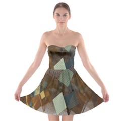 Geometry Diamond Strapless Bra Top Dress by Sparkle