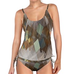 Geometry Diamond Tankini Set by Sparkle