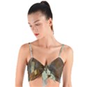 Geometry Diamond Woven Tie Front Bralet View1