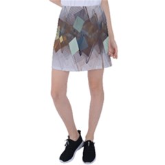 Digital Geometry Tennis Skirt by Sparkle