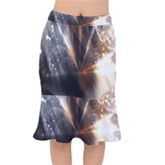 Digital Geometry Short Mermaid Skirt by Sparkle