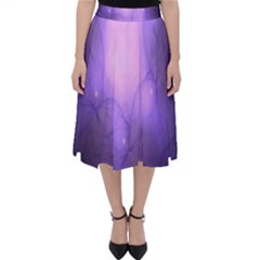 Violet Spark Classic Midi Skirt by Sparkle