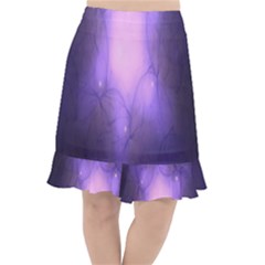 Violet Spark Fishtail Chiffon Skirt by Sparkle