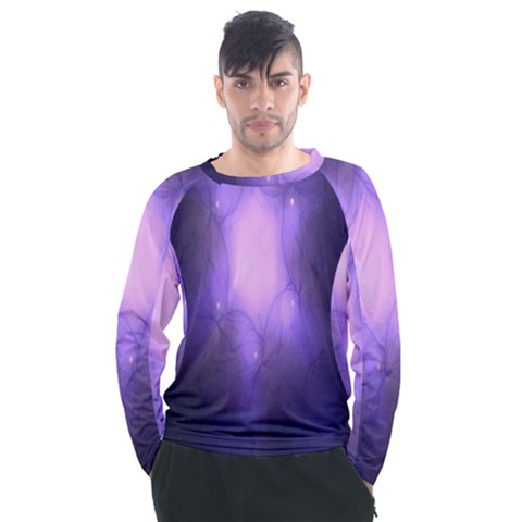 Violet Spark Men s Long Sleeve Raglan Tee by Sparkle