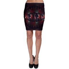 Twist Flower Bodycon Skirt by Sparkle