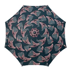 Doodle Queen Fish Pattern Golf Umbrellas by tmsartbazaar