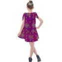 Beautiul Flowers On Wonderful Flowers Kids  Tie Up Tunic Dress View2