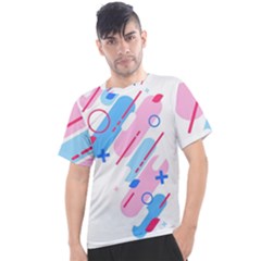 Abstract Geometric Pattern  Men s Sport Top by brightlightarts