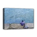 Senior Man Fishing At River, Montevideo, Uruguay001 Deluxe Canvas 18  x 12  (Stretched) View1