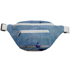 Senior Man Fishing At River, Montevideo, Uruguay001 Fanny Pack by dflcprintsclothing