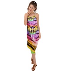 Rainbowtiger Waist Tie Cover Up Chiffon Dress by Sparkle