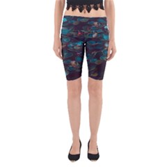 Realeafs Pattern Yoga Cropped Leggings by Sparkle