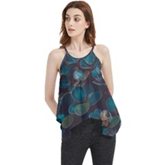 Realeafs Pattern Flowy Camisole Tank Top by Sparkle