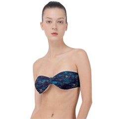 Realeafs Pattern Classic Bandeau Bikini Top  by Sparkle