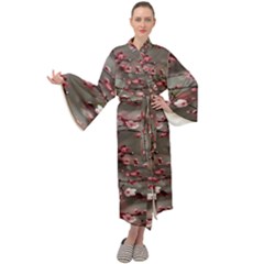 Realflowers Maxi Velour Kimono by Sparkle