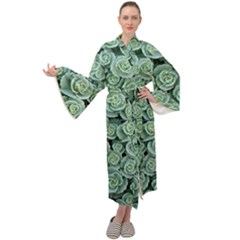 Realflowers Maxi Velour Kimono by Sparkle