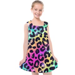 Animal Print Kids  Cross Back Dress by Sparkle