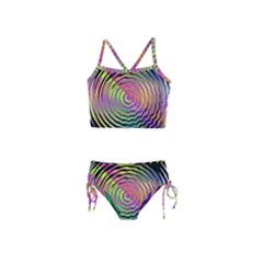 Rainbowwaves Girls  Tankini Swimsuit by Sparkle