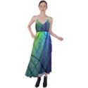 Rainbow Rain Tie Back Maxi Dress View1