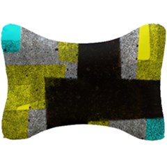 Abstract Tiles Seat Head Rest Cushion by essentialimage