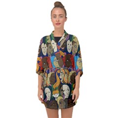 Wowriveter2020 Half Sleeve Chiffon Kimono by Kritter