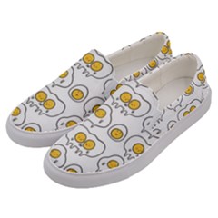 Cute Eggs Men s Canvas Slip Ons by kostolom3000shop