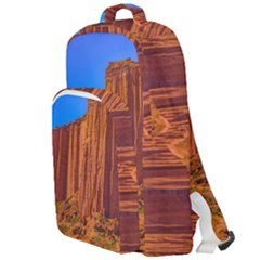 Talampaya National Park Landscape, La Rioja, Argentina045 Double Compartment Backpack by dflcprintsclothing